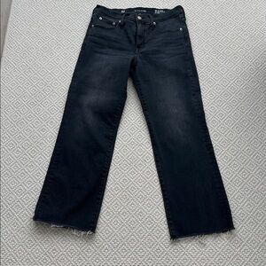 J. Crew Charcoal Denim Kick Out Jeans